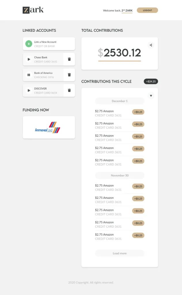 Zark – Total Transparency & Tracking showcase